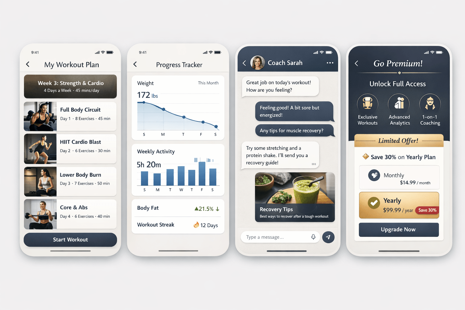 Fitness Coaching App
